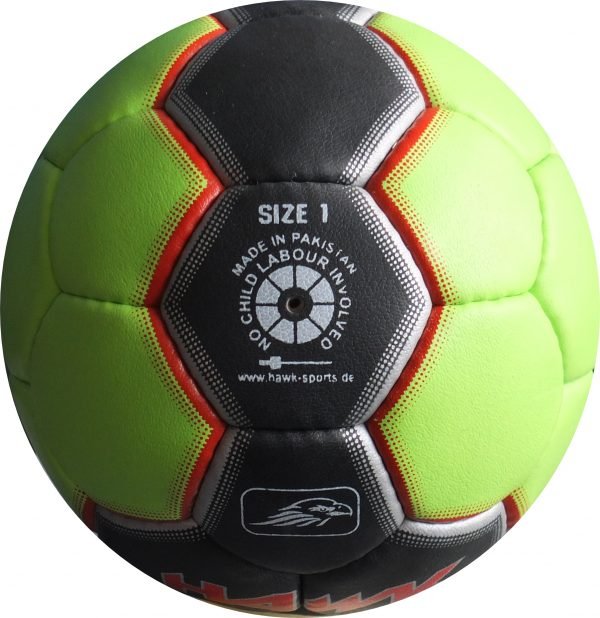 Handballball, Field Soft Matchball Größe 1 Marke Hawk ® – Bild 3