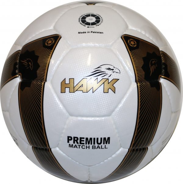Football with Japanese microfibres PU, 100% hand-sewn, Brand Hawk ®